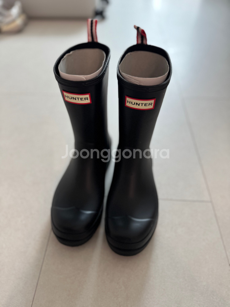 헌터 남성 오리지널 미드 하이 레인부츠 MFS9087R--1