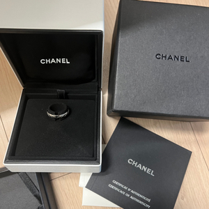 chanel 샤넬코코크러쉬링 화이트골드 50사이즈^^