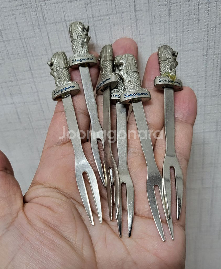 싱가포르 머라이언 벨,포크--1