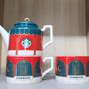 스타벅스 홀리데이 매지컬 페어링 티팟/매지컬페어링머그