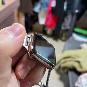 애플워치4 스테인리스 골드 40mm (셀룰러)
