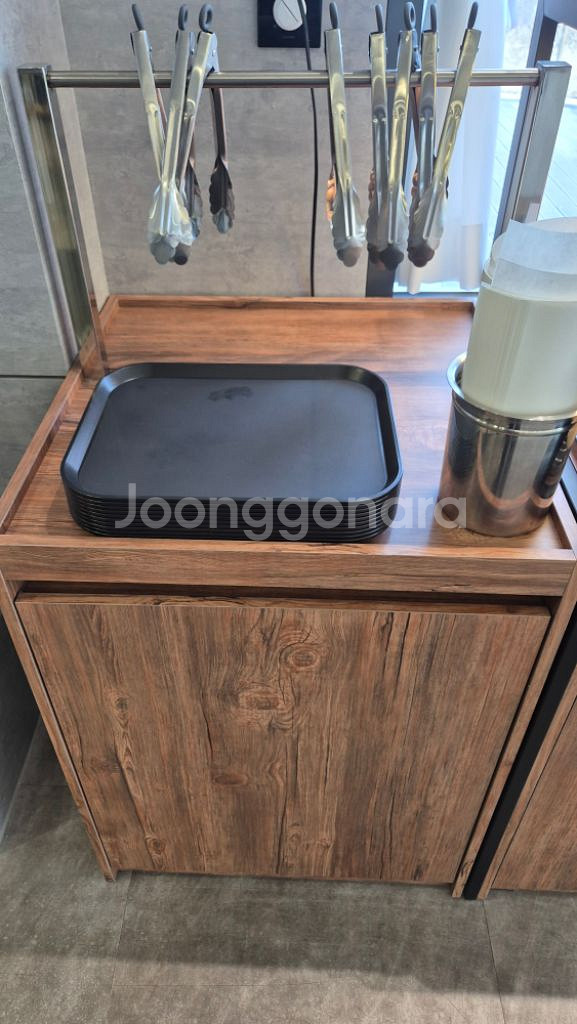 2단 베이커리진열대 진열장 매대 조명포함 3개 팝니다--3