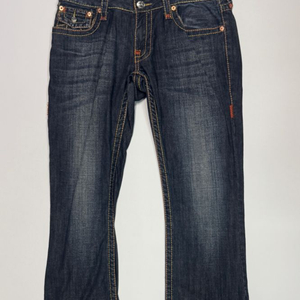 트루릴리전 빈티지 워싱 데님팬츠