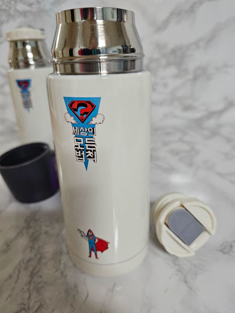 새상품- Double이중 보냉.보온 텀블러 보온병 2개--2