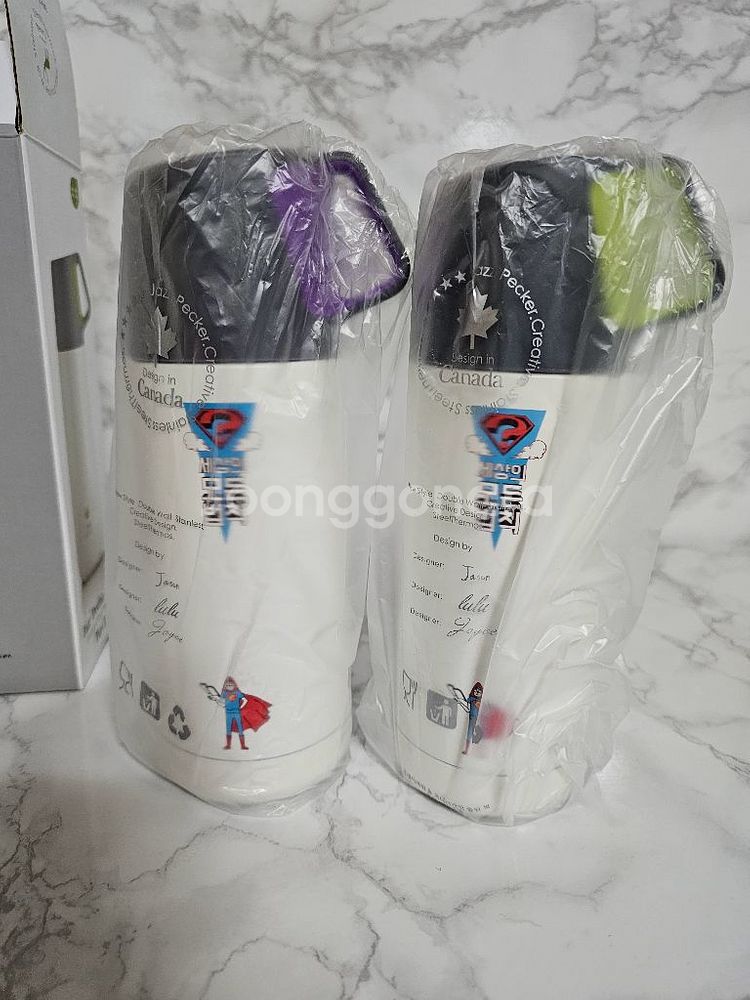 새상품- Double이중 보냉.보온 텀블러 보온병 2개--6