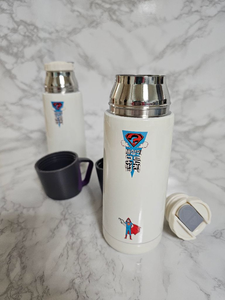 새상품- Double이중 보냉.보온 텀블러 보온병 2개--4