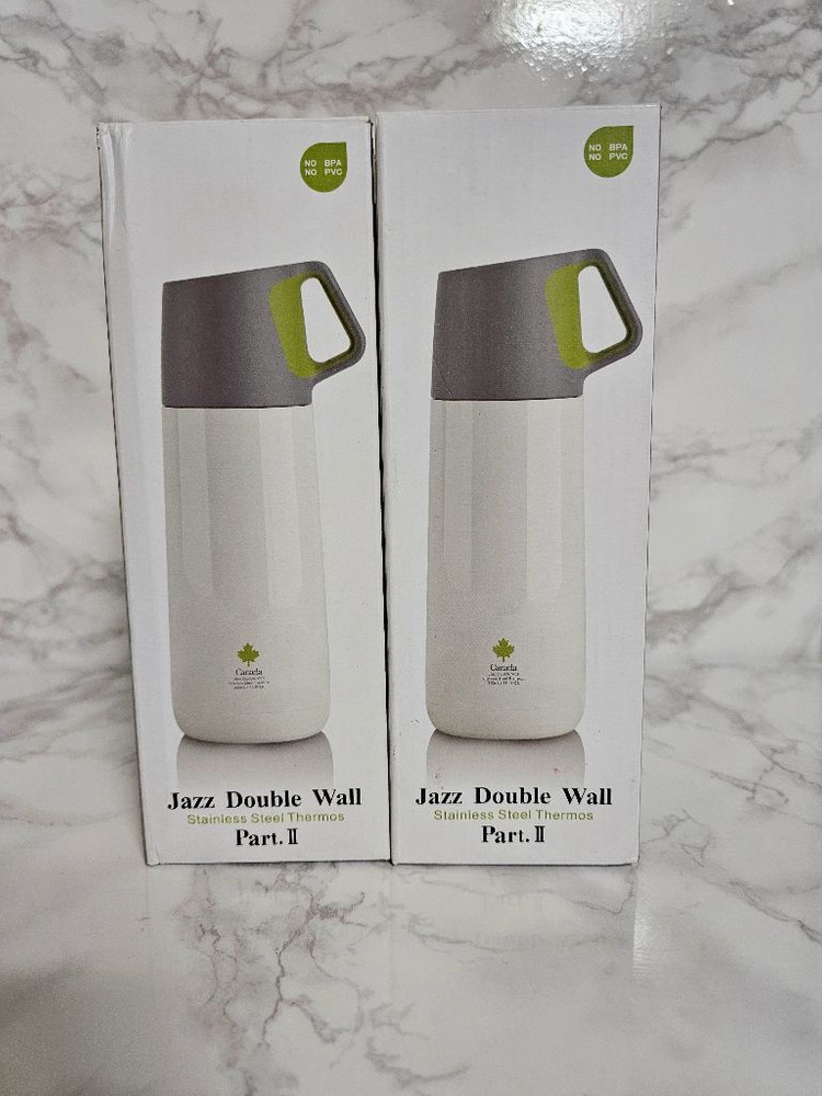 새상품- Double이중 보냉.보온 텀블러 보온병 2개--8