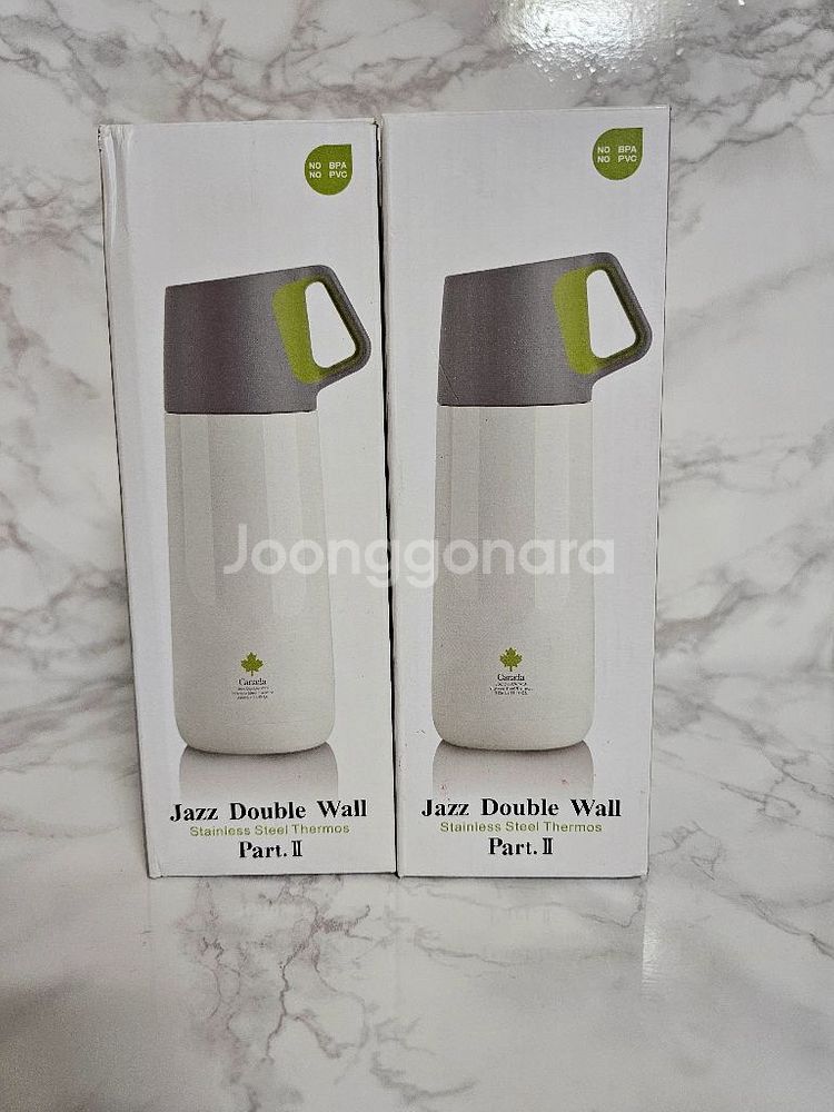 새상품- Double이중 보냉.보온 텀블러 보온병 2개--8