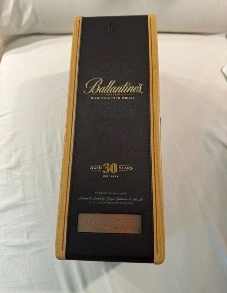 발렌타인30년 우드케이스+공병 택포--1