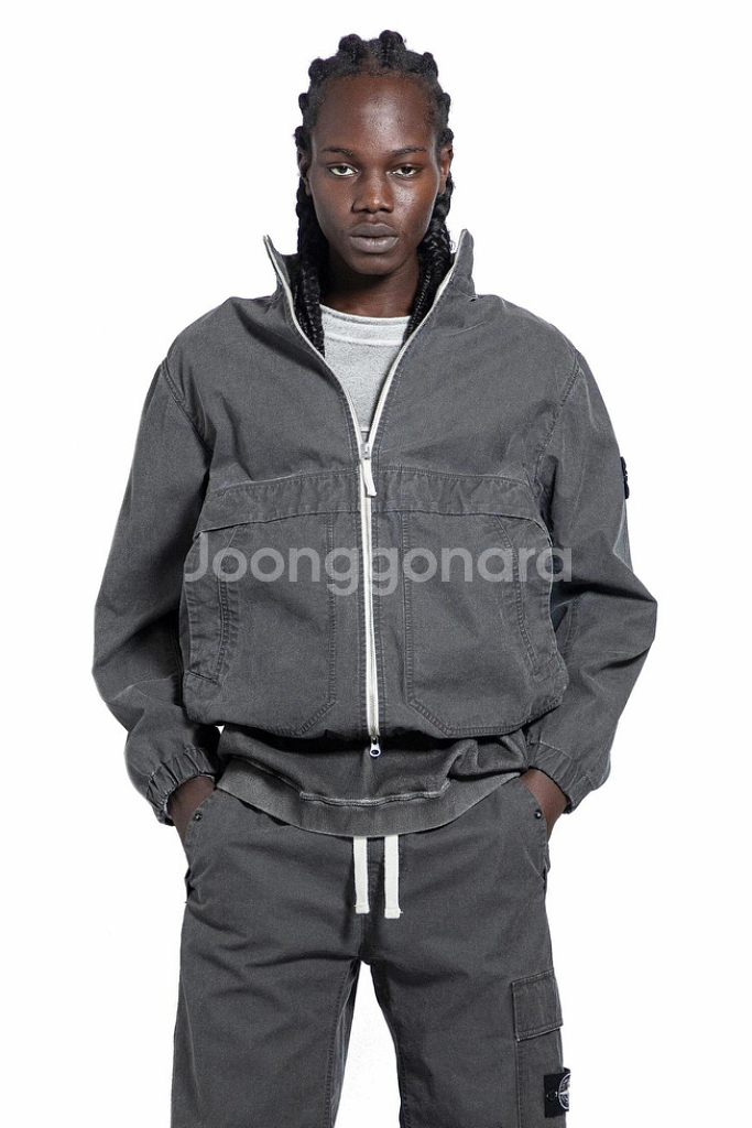 스톤아일랜드 화이트 와펜 24FW 460T1 파나마 풀--3
