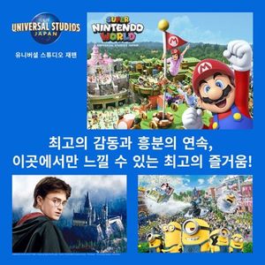 유니버셜스튜디오 재팬 입장권 2매