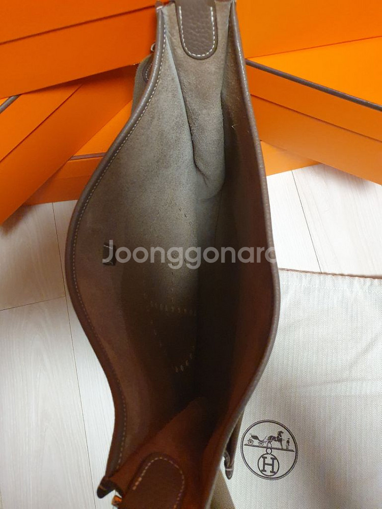 정품 에르메스 에블린33 은장--6