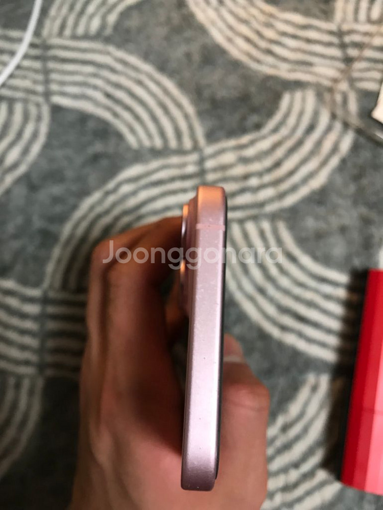 아이폰 15플러스 핑크 128gb--4