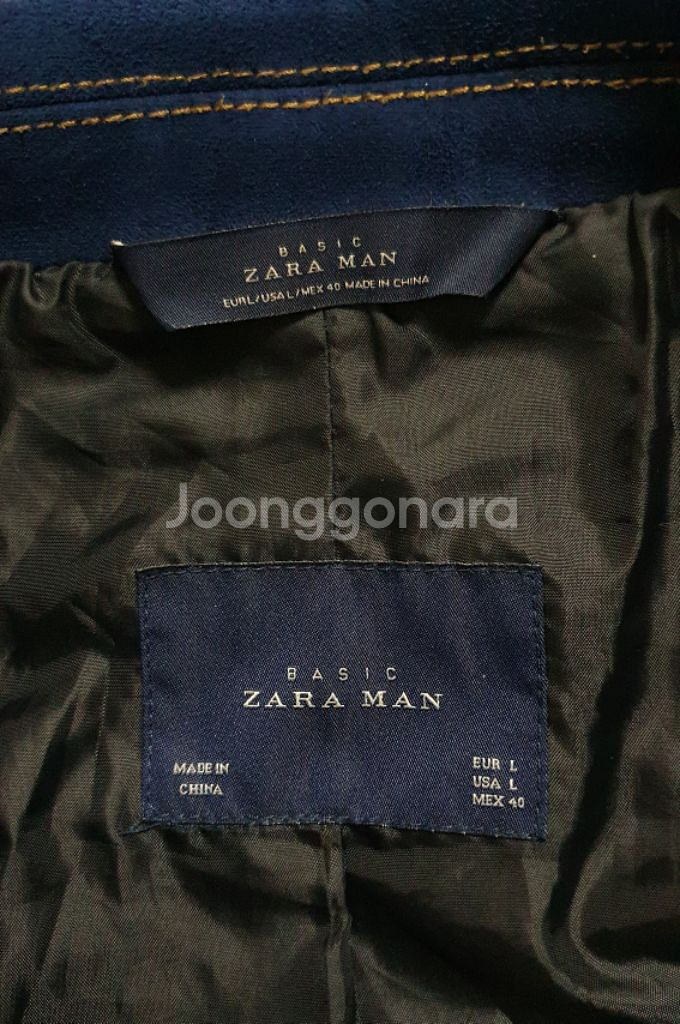 [ZARA] 자라 스웨이드 라이더 자켓 L--2