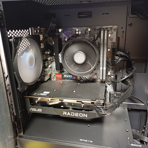 부산) AMD7500F, RX7600 데스트탑 팔아요