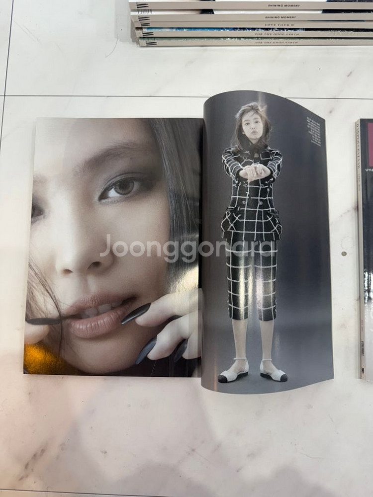 블랙핑크 제니 바자 잡지 화보--3