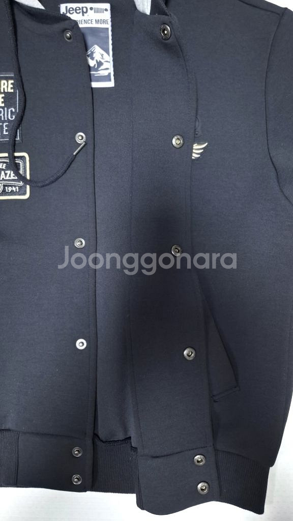 지프 공용 후드 바시티자켓 L 코치자켓--6