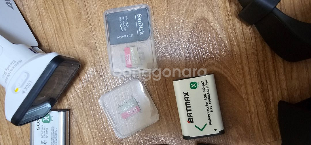 소니 액션캠x3000r 2대 한번에 팔아요--8