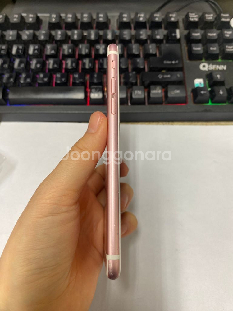 아이폰6S 로즈골드 액정SS급 128GB 배터리91%--4
