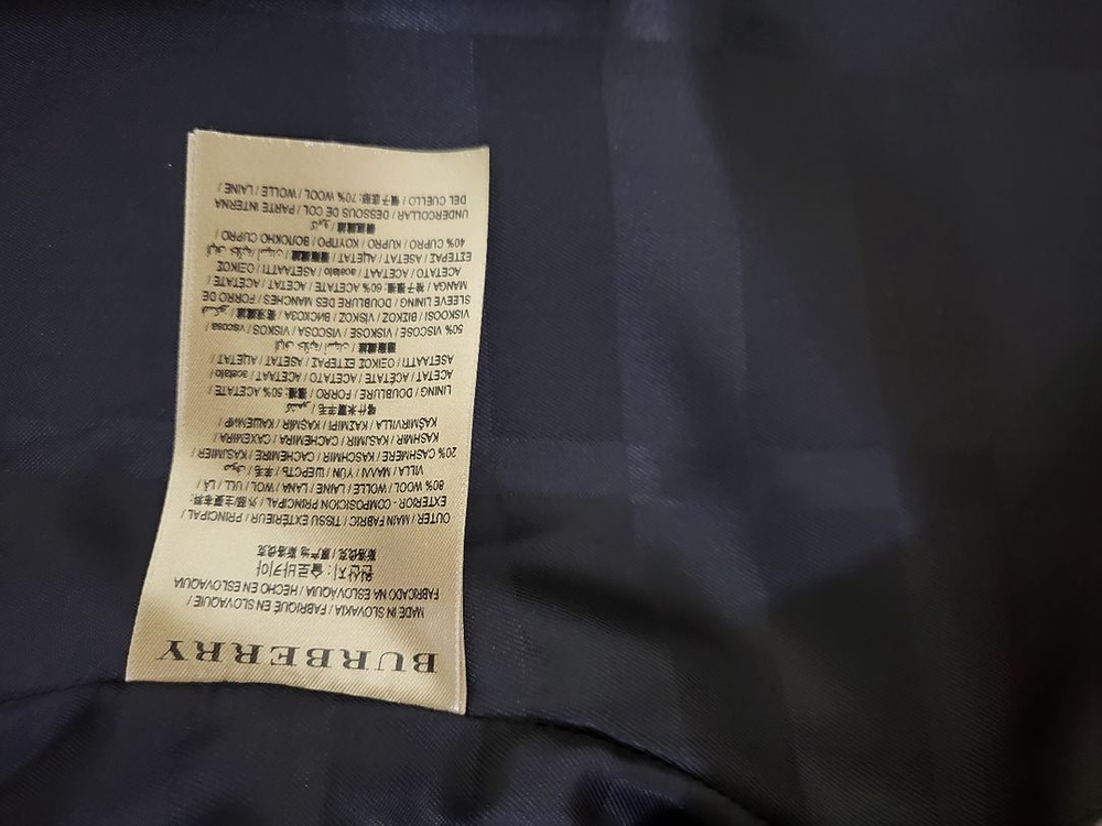 버버리 캐시미어 울코트--5