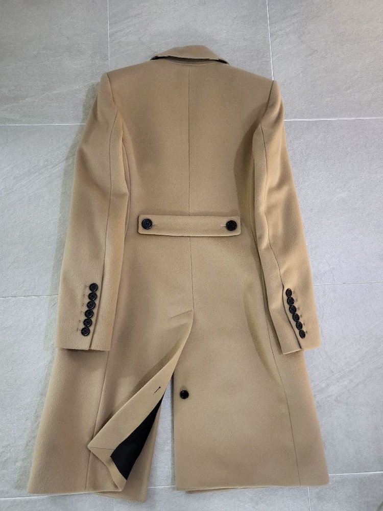 버버리 캐시미어 울코트--7