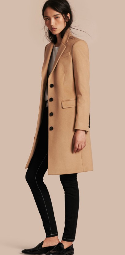 버버리 캐시미어 울코트--9