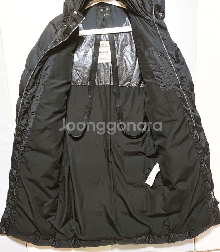 [S] 내셔널 지오그래픽 롱패딩 점퍼 블랙1294--1