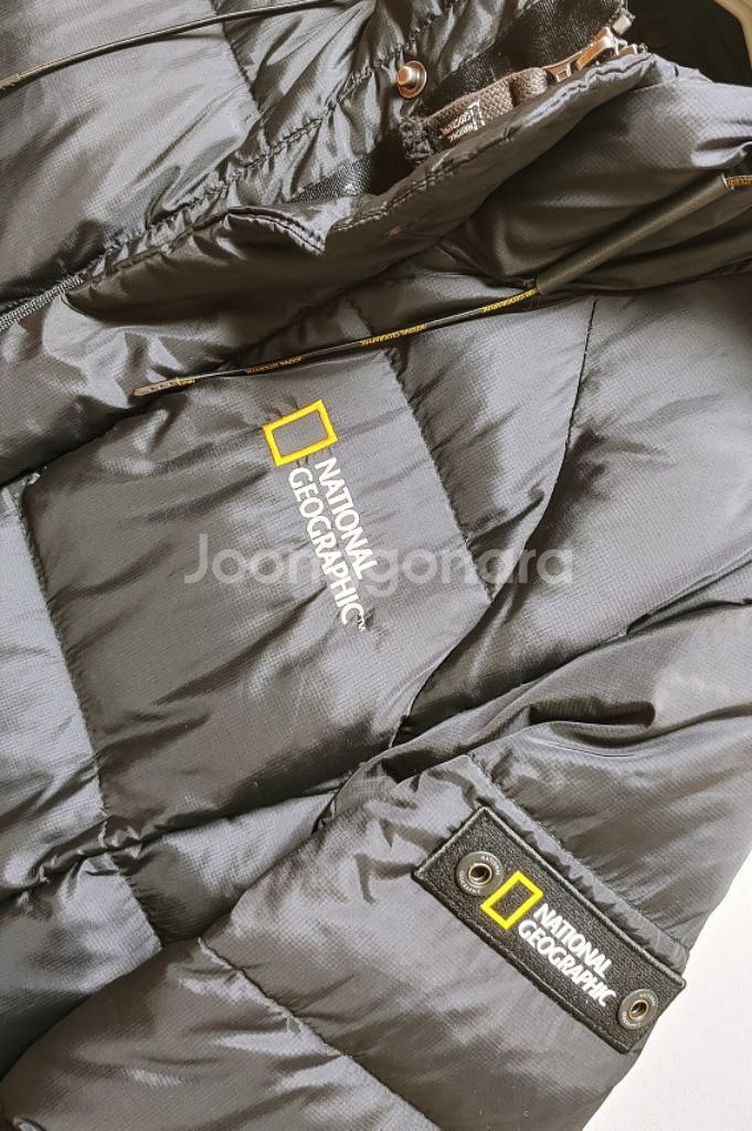 [S] 내셔널 지오그래픽 롱패딩 점퍼 블랙1294--2