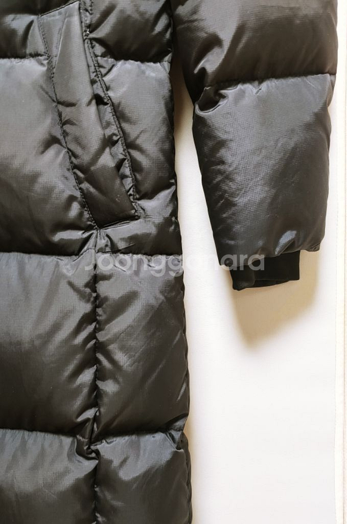 [S] 내셔널 지오그래픽 롱패딩 점퍼 블랙1294--5