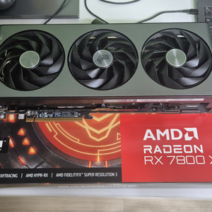 사파이어 니트로+ RX 7800 XT 그래픽카드