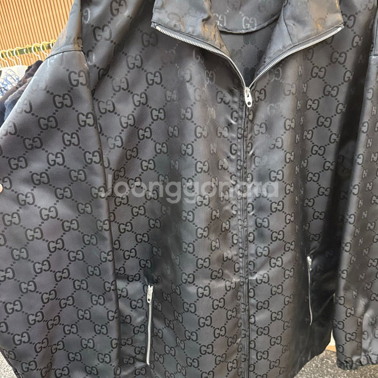 [52사이즈]구찌 점보 gg 자카드 바람막이 자켓--2