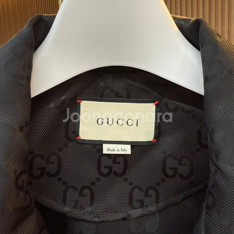 [52사이즈]구찌 점보 gg 자카드 바람막이 자켓--3