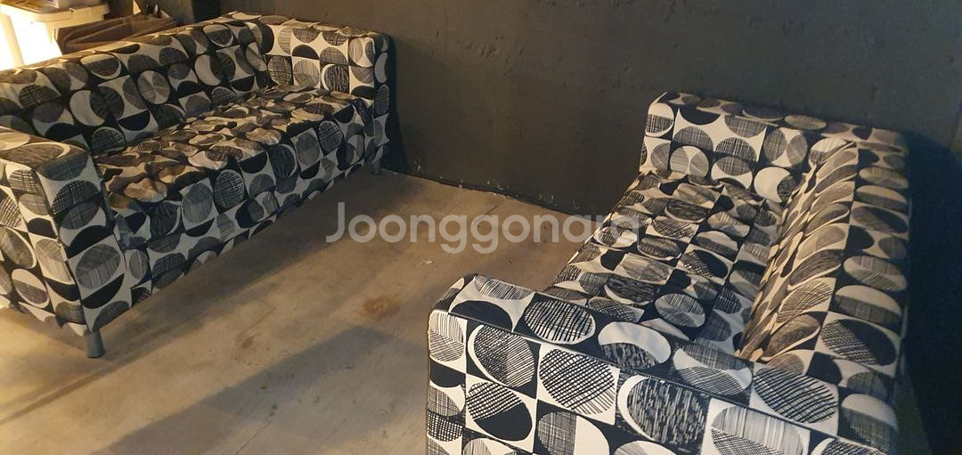 이케아3인용천소파 커버분리됩니다--4