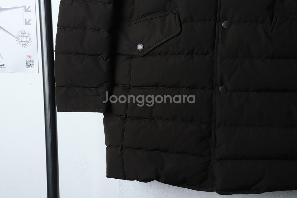 (S) 코오롱스포츠 패딩 점퍼자켓 카키 구스다운--3