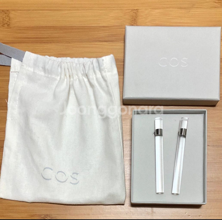 (미사용) COS 코스 스털링 실버/아크릴 스틱 귀걸이--1