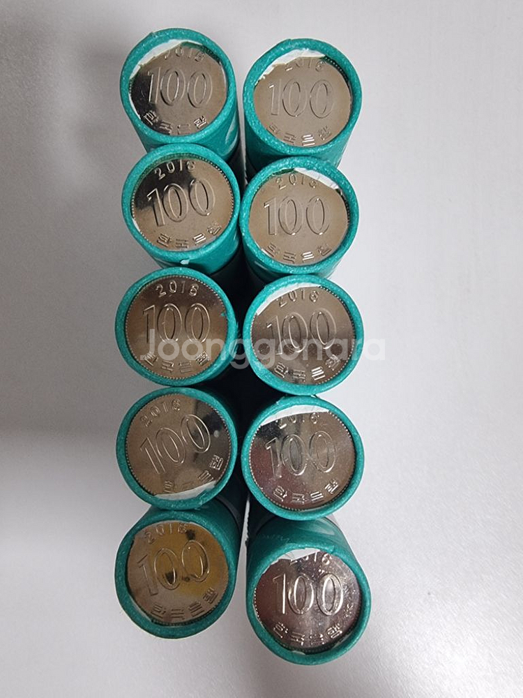 2016년 50원 100원롤주화 75000원--4
