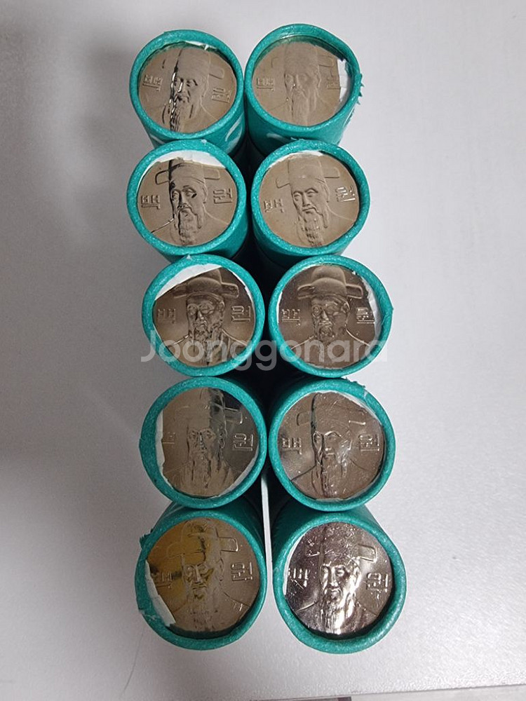 2016년 50원 100원롤주화 75000원--3