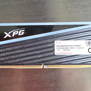 ddr5 16GB, 6400mhz, 1.4 V