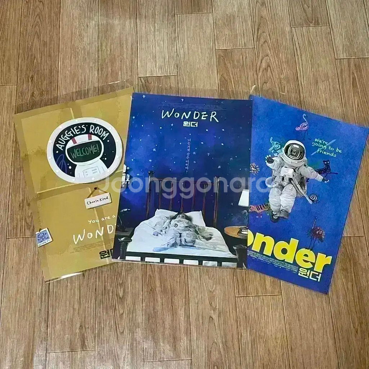 영화 원더 A3포스터 별관굿즈 별지 대한극장투명포토카드--0