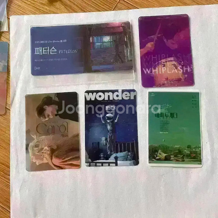 영화 원더 A3포스터 별관굿즈 별지 대한극장투명포토카드--4