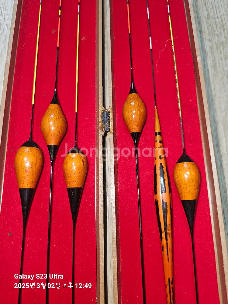 이화요수 민물낚시찌 6개 케이스 포함--0
