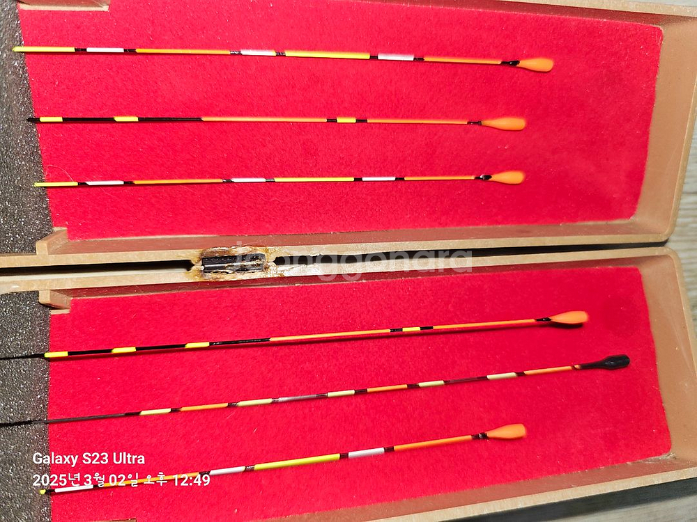 이화요수 민물낚시찌 6개 케이스 포함--2