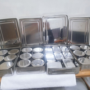 스텐 도시락통 , 밧드 분리용기