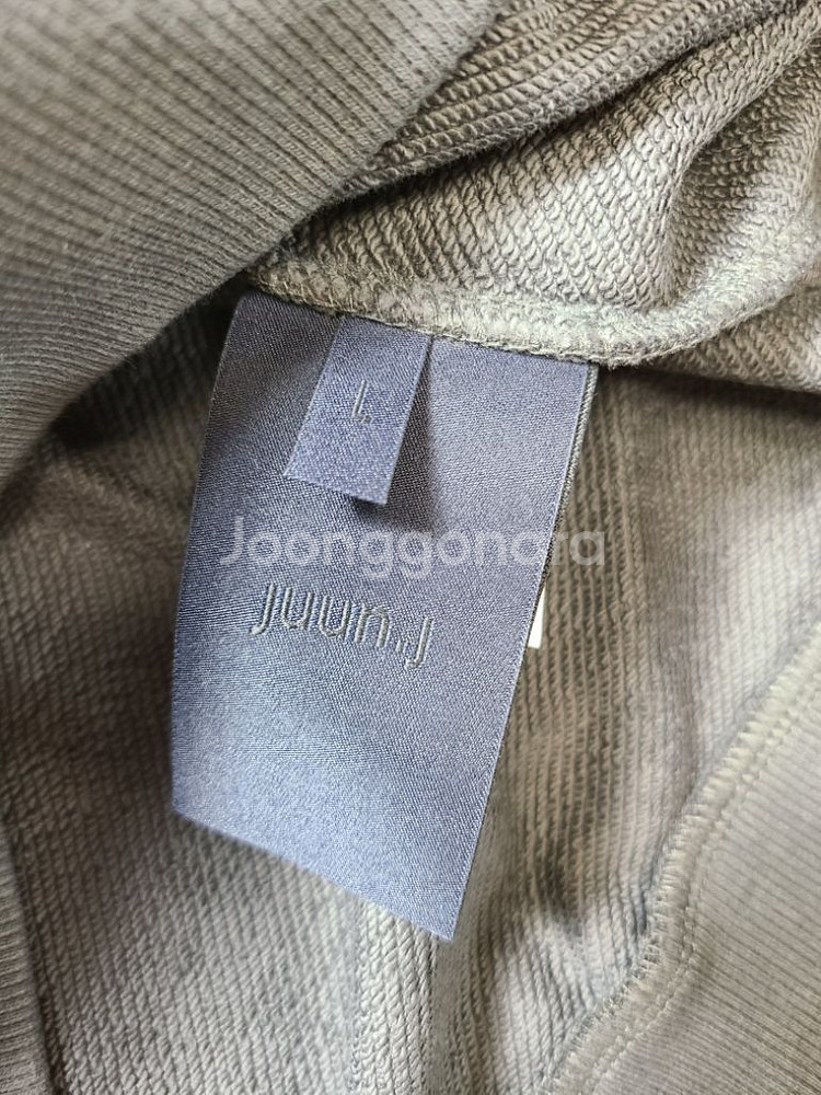 [정품/새상품] 준지 자수 콜라보 후드티셔츠--4