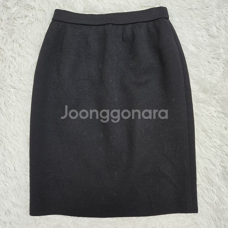 입생로랑 미디 울 스커트 정장 치마--1