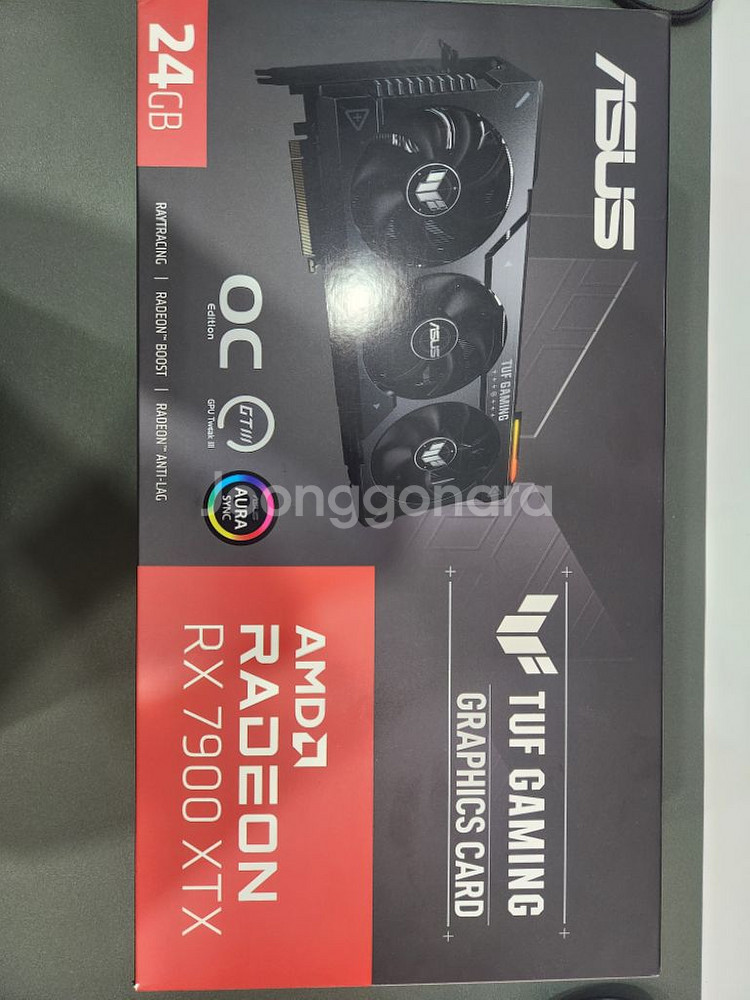 ASUS RX 7900XTX 터프 OC 팝니다.--0