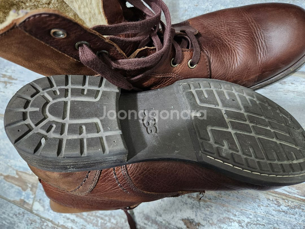 UGG 남성 브라운 부츠 8사이즈 270 사이즈--3