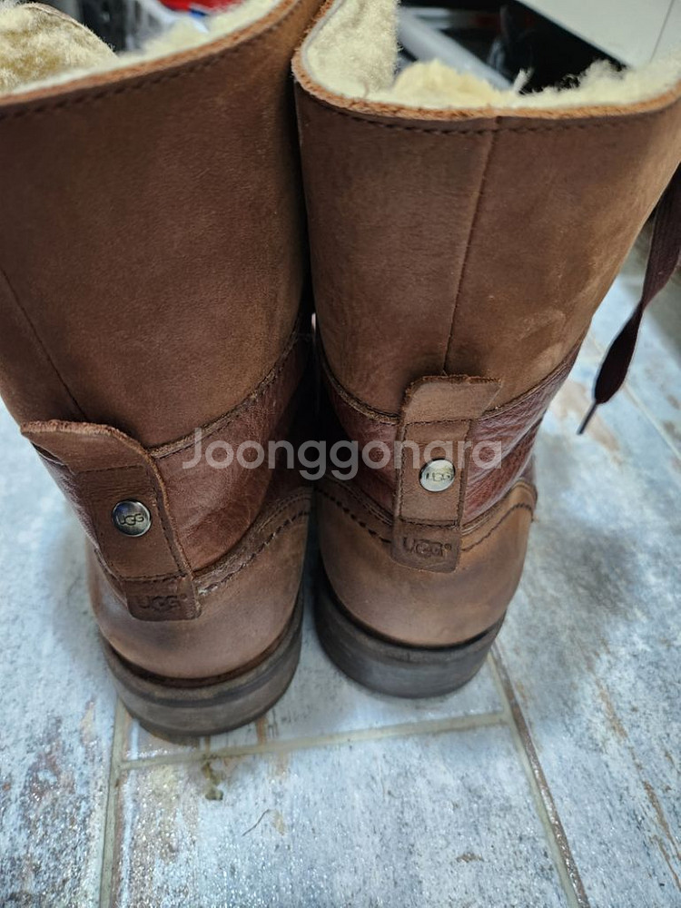 UGG 남성 브라운 부츠 8사이즈 270 사이즈--4