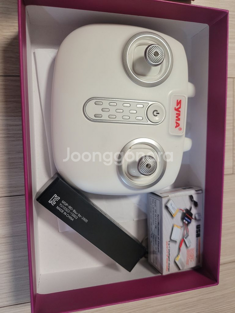 SYMA 미니드론x26 / 멀티충전기 / 베터리 4개--5