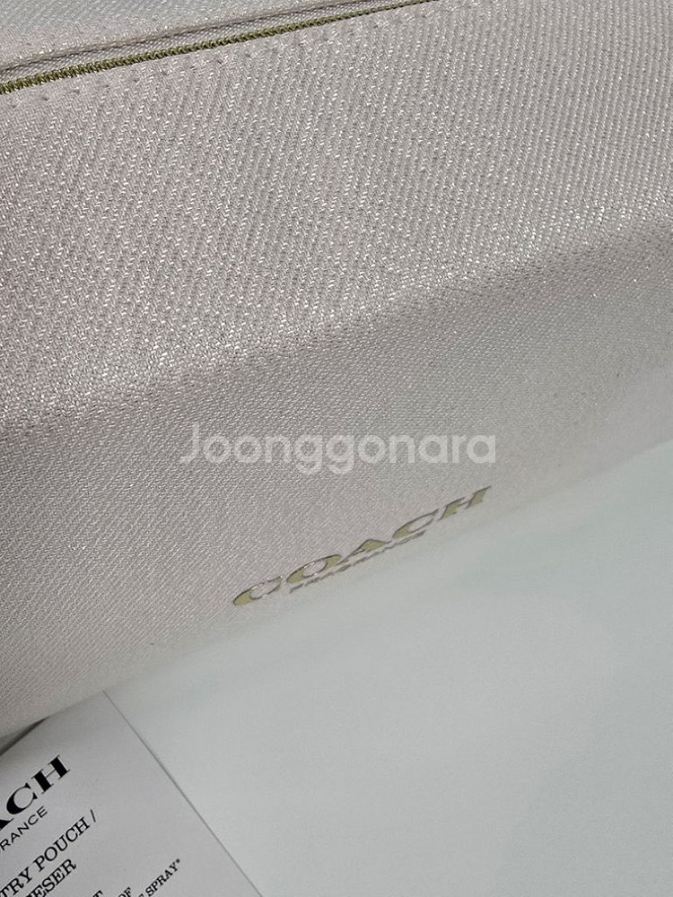 코치핑크펄파우치--1
